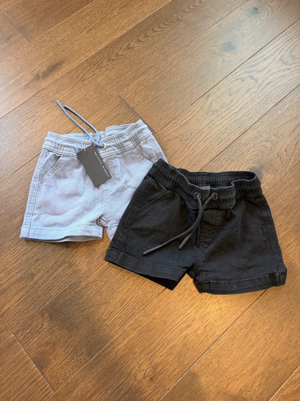 Little Bipsy Shorts Size 3-4T Blue and Black - C39-003